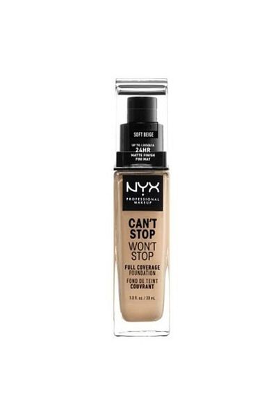 NYX Can't Stop Won't Stop Full Coverage Foundation Soft Beige