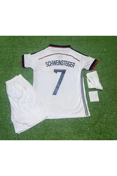 Lion Spor Germania 2014 Finala Cupei Mondiale Nostalgie Sezon Bastian Schweinsteiger Set de 4 tricouri pentru copii