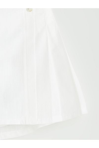 LC Waikiki Elastic Waist Pleated Girl's Shorts Skirt