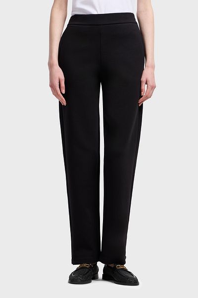 Emporio Armani Regular Fit Elastic Waist Straight Leg Pants Pants Ew000484 Af10002 Uc001