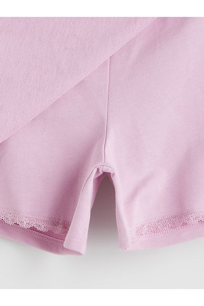 LC Waikiki Girl's Shorts Skirt with Elastic Waist