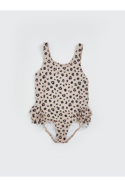 LC Waikiki U Neck Floral Girl's Swimsuit