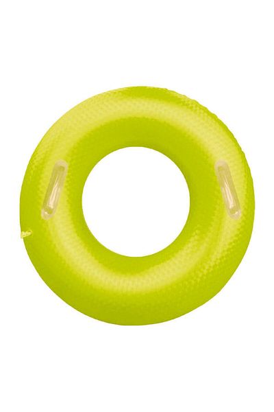 AboutThePerfect Live Phosphorescent Yellow Bagel with a 85 cm Handle, Eye-Catching Design, 1 Pc