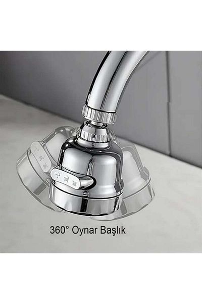 SUNUP Sn-27115 3 Stage Saving Faucet Head 360 Degrees
