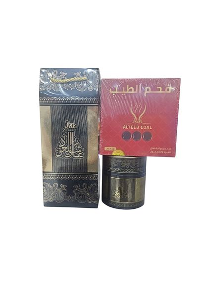 ALMAS Oud Lover Incense Set + Oud Lover Perfume + Charcoal 40 Pieces