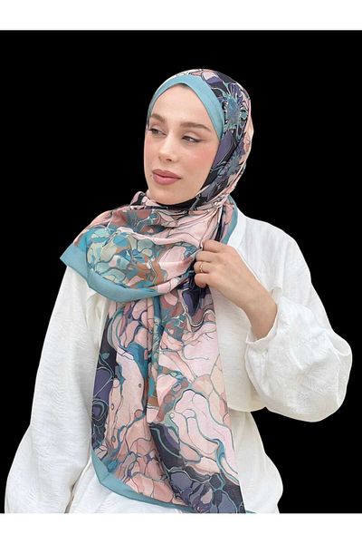 Freeista Mint Patterned Shawl Lina 25062507340