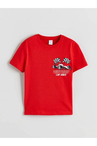LC Waikiki New Season Printed Cotton Boy's T-Shirt - S5R645Z1