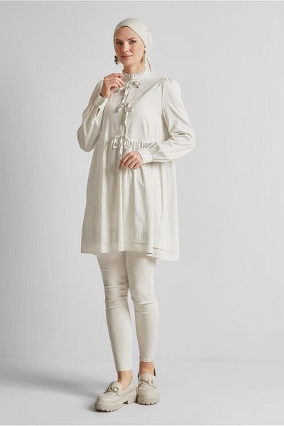Alvina Lace Detailled Tunic 45644