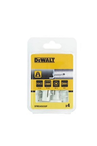 Generic DEWALT 4-Piece Gasbeton Spiral Thread Aerated Concrete Anchor Set Silver M10 x 70mm DFM345030P