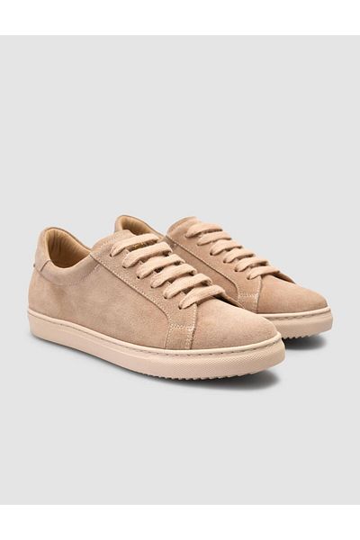Mona Mae Suede Cream Women's Sneaker