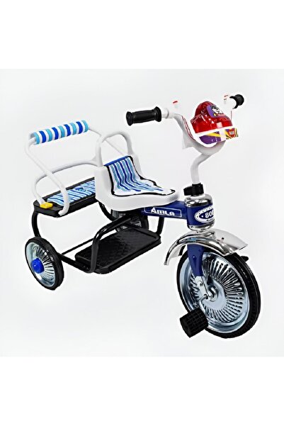 rexa دراجة فولاذية ثلاثية العجلات - دراجة ثلاثية العجلات بمقعدين للكبار والصغار