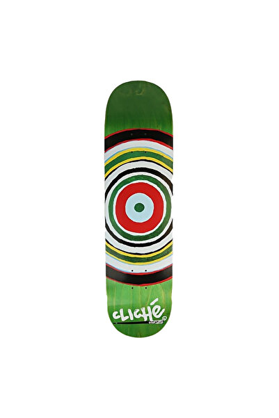 Cliche 8,375 Painted Circle Multi Skateboard Deck