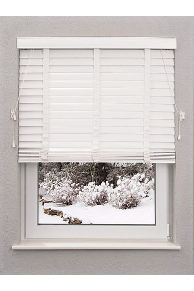 micasa Fauxwood String Control Venetian Blind
