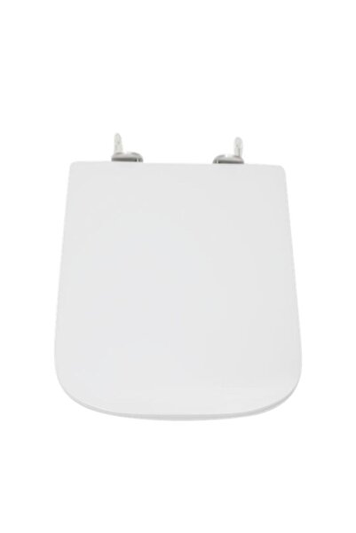 Generic HONEY BEE High-Quality and Durable UF UBF Toilet Seat Cover White LPU-004(SQUARE SHAPE)