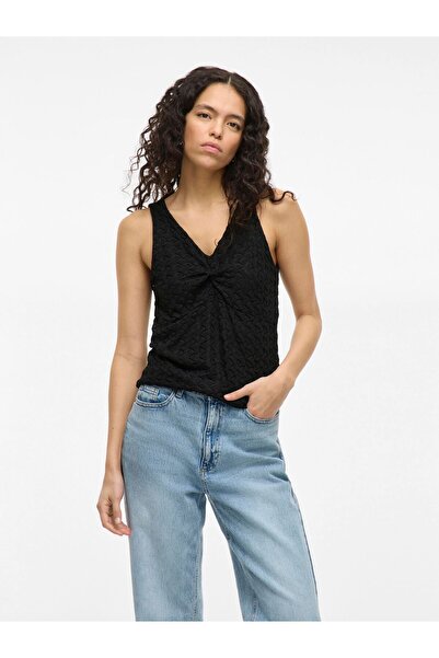 VILA Top VISOLIRA V-Ausschnitt