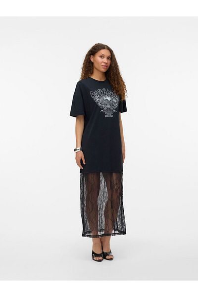 Vero Moda Kleid VMFREYA Langes Kleid