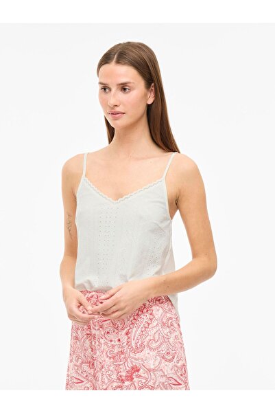 VILA Trägertop VIHAUGA V-Ausschnitt