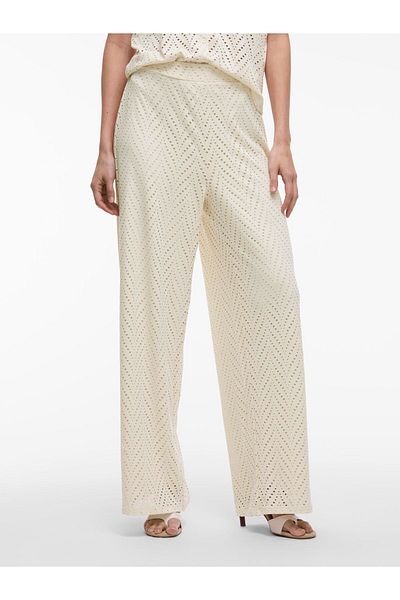 VILA Hose mit weitem Bein VIDELAIA High Waist