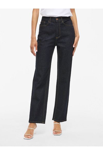 VILA Straight Fit Jeans VIKELLY High Waist