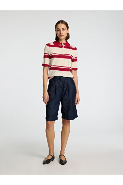 SELECTED Polohemd aus Strick 100% Merinowoll