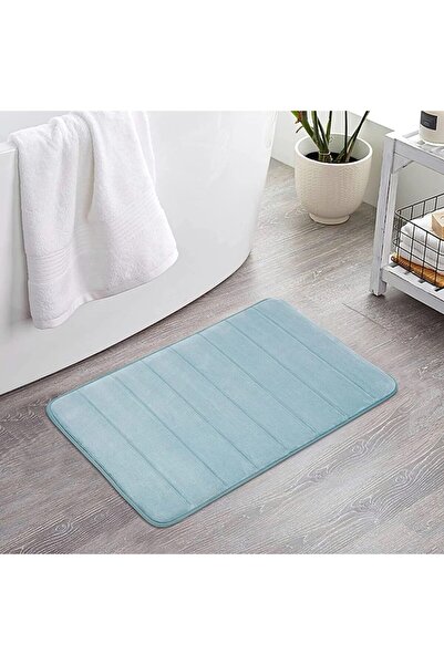 OEM Covoras de baie, Memory Foam, 40x60 cm, Albastru