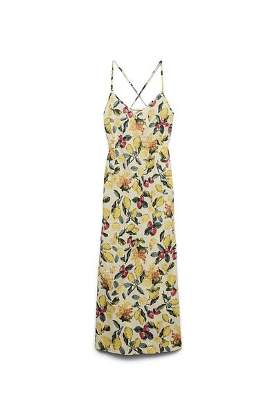 Vero Moda Kleid VMLEMONY Langes Kleid