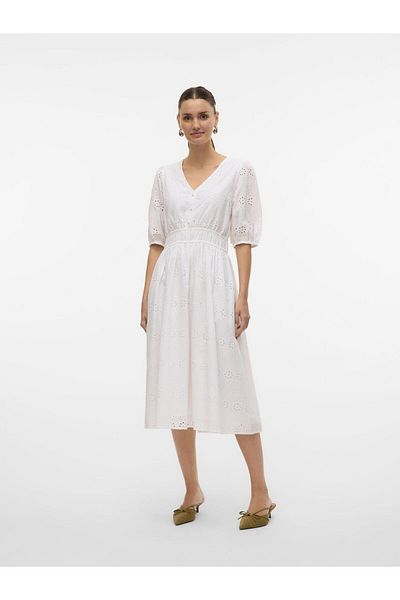 Vero Moda Kleid VMYUSRA Langes Kleid