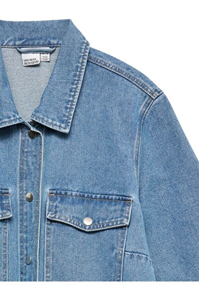 Veromoda Curve Jeanskleid VMCFENJA Kurzes Kleid