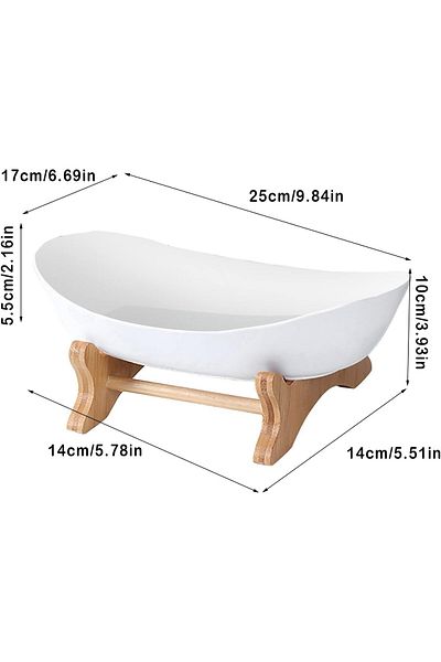 OEM Suport din bambus pe 1 nivel - Organizator Multifunctional pentru bucatarie hol living