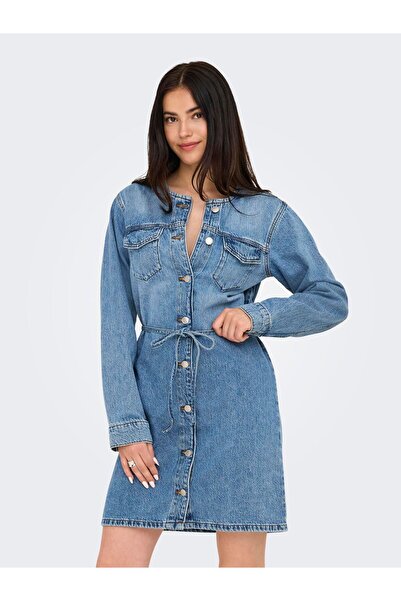ONLY Jeanskleid ONLMINNIE Midikleid