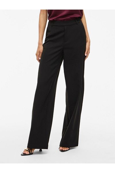 VILA Hose mit weitem Bein VIVARONA High Waist