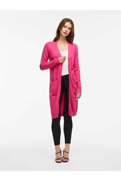 VILA Strickjacke VIRIL Longline