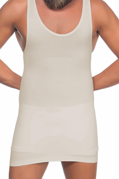 AboutThePerfect Skin Men's U-Neck Corset Singlet E1002, Comfortable and Stylish Design