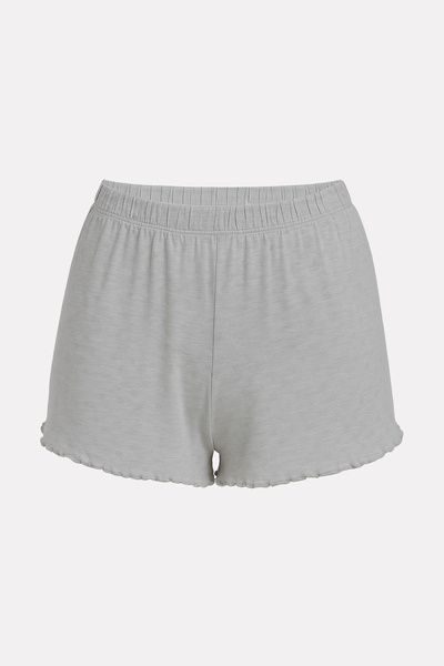 koza iç giyim Kadın Pamuklu Baby Overloklu 2'li Şort