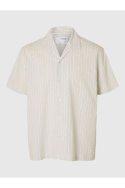 Selected Homme Kurzarmhemd Seersucker