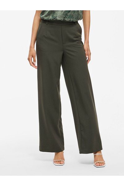 VILA Hose mit weitem Bein VIVARONE High Waist