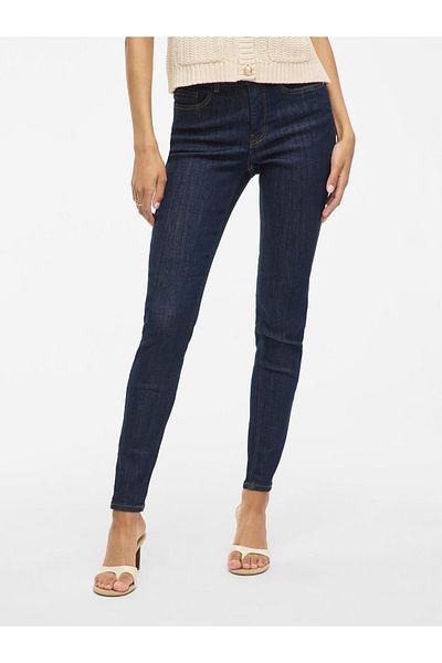 VILA Skinny Fit Jeans VISARAH Mid-Waist