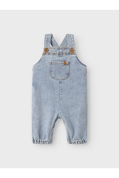 Lil' Atelier Baby Overall aus Denim