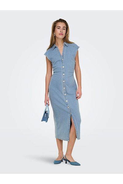 ONLY Jeanskleid ONLBABE Midikleid