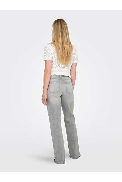 ONLY MATERNITY Jeans mit weitem Bein OLMJUICY Hohe Taille Weiter Beinschnitt Jeans