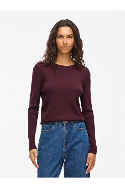 VILA Strickoberteil Langärmeliger