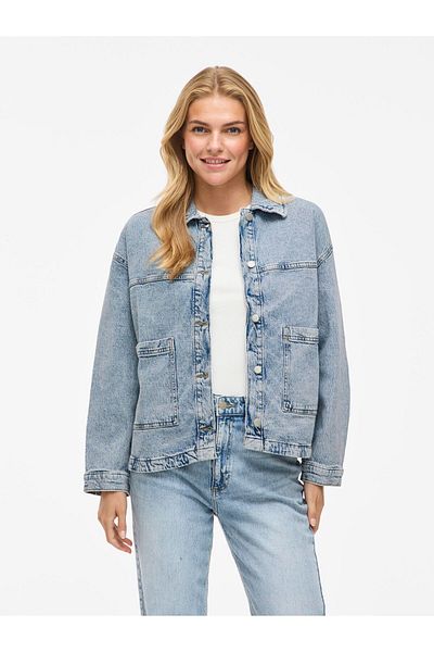 VILA Jacke VIJAF Denim