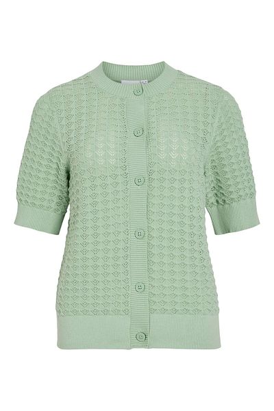 VILA Strickjacke VIVUA Kurzarm