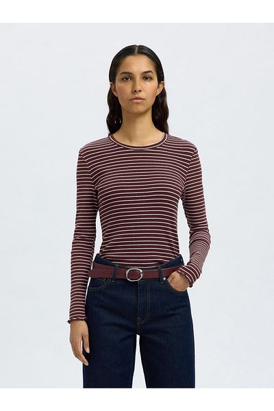 Selected Femme Longsleeve Gestreiftes