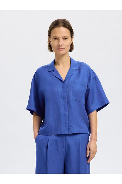 Selected Femme Kurzarmhemd Boxy