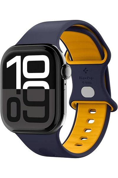 Spigen Nano Pop Band for Apple Watch Series 10/9/8/7/SE2/SE/6/5/4/3/2/1 - Blueberry Navy