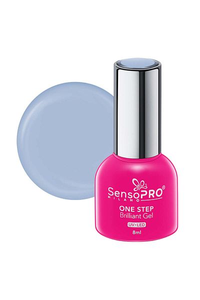 SensoPRO Milano Oja semipermanentă cu gel strălucitor într-un singur pas 8ml, Cool Party #67