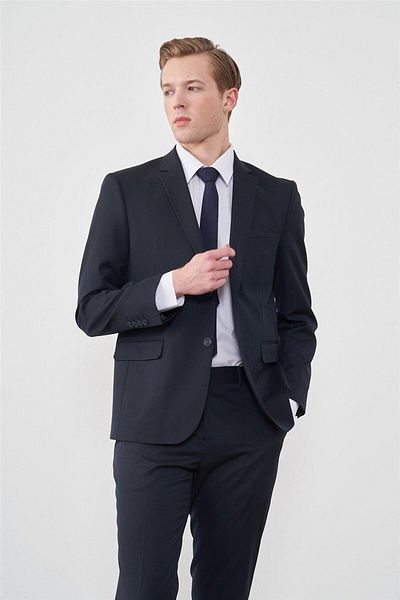 Çetinkaya Çetinkaya 3453 Men's Yünter Loco 4 Drop Suit Navy Blue