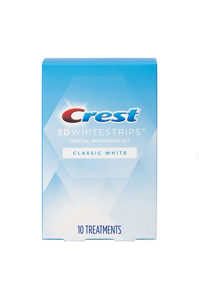 CREST Set 10x Envelopes, Teeth Whitening Strips, Crest, 3D White, Classic White, 9% Concentration, 10 days