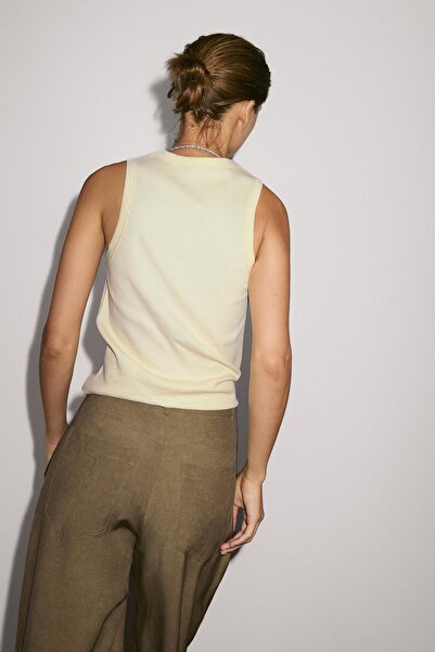 Massimo Dutti Dökümlü yüksek bel balloon fit pantolon